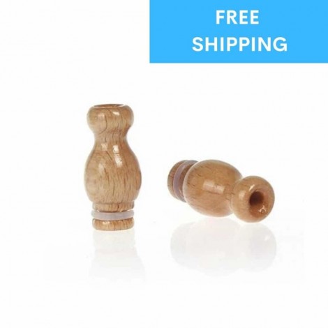 Wood Gourd Vase Style Drip Tip