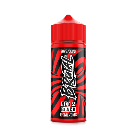 Just Juice BRUTAL Range | Red & Black | 100mg Shortfill | 0mg