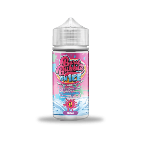 Burst My Bubble On Ice | MARSHMALLOW BUBBLEGUM ICE | 100ml Shortfill | 0mg