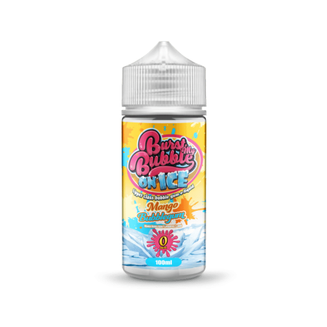 Burst My Bubble On Ice | MANGO BUBBLEGUM ICE | 100ml Shortfill | 0mg